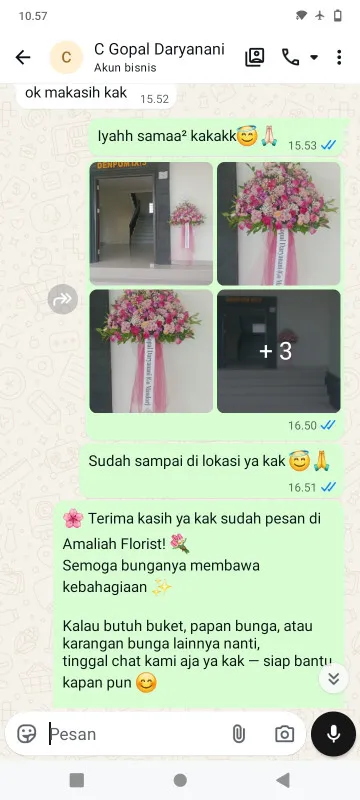 Pengiriman Karangan Bunga Sabarwangi Kajen