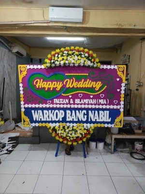 Papan Bunga di Sabarwangi Kajen